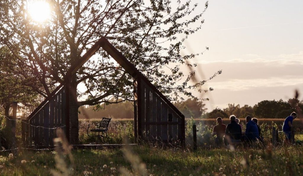 kampvuurplek de kleine wildenberg Rustpunt Middenin