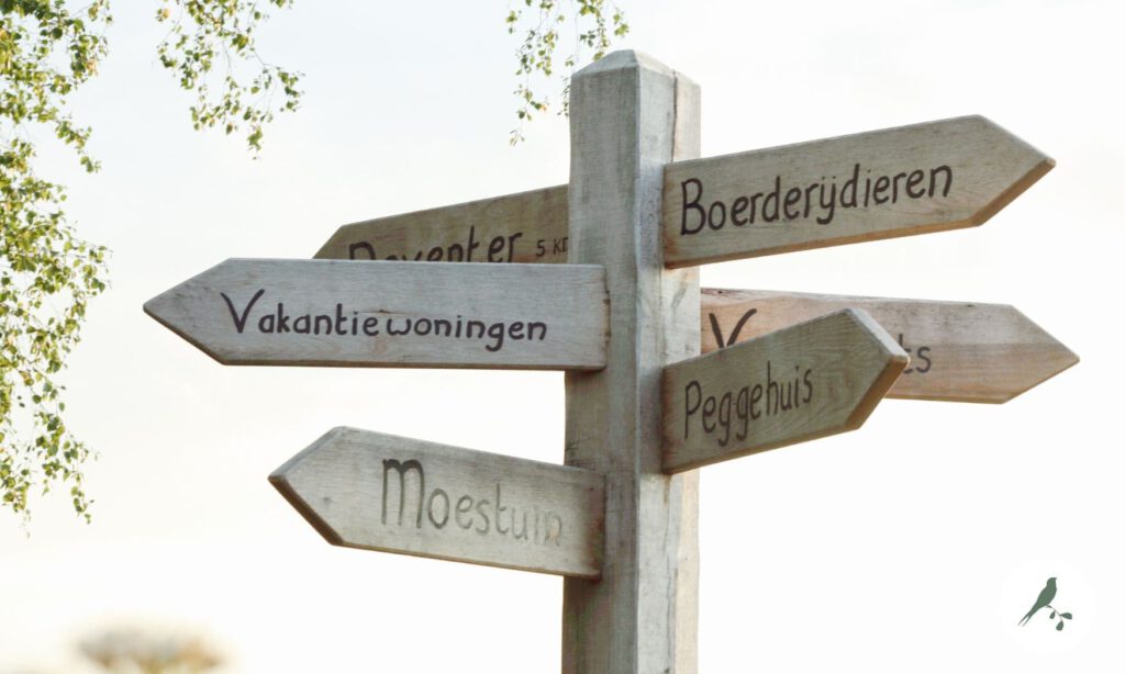 Wegwijzer de Kleine Wildenberg Deventer